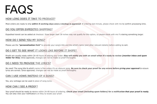 Rustic Lyric Sign on Tin with Heart Names - HoneycombProverbs - Signs - Tin Anniversary Gifts