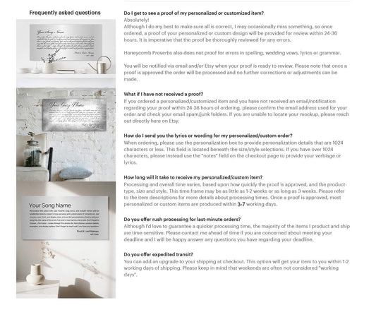 Tarnished Song Lyric Sign on Tin - HoneycombProverbs - Signs - Vintage Lyrics Wall Art