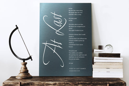 God Gave Me You, Farmhouse Country Love Song Sign - HoneycombProverbs - Signs - Modern Lyrics Wall Decor