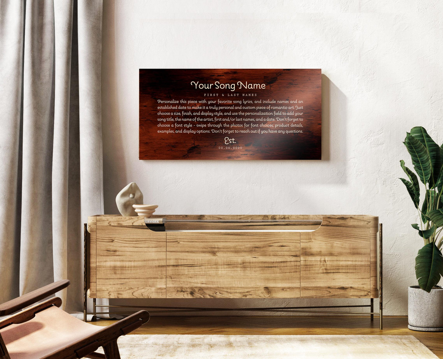 First Dance Lyrics Wall Decor, Metal Sign, Wedding Song Art, Custom Song Lyric Art - HoneycombProverbs - Signs - Rustic Lyrics Wall Decor