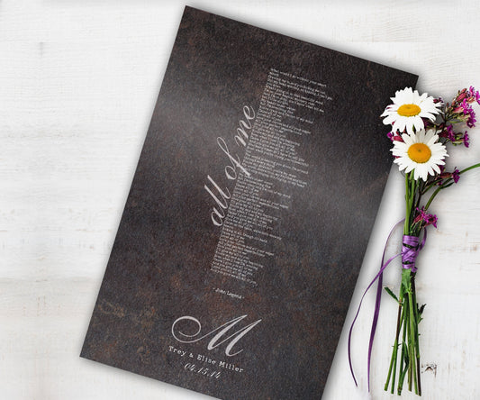 Iron Anniversary Gift, 6th Anniversary Gift, Monogram Anniversary Gift, Iron Gift, Anniversary Iron Gift, Our Song, 6 Year Anniversary Gift