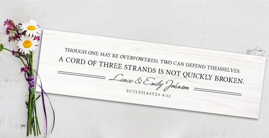 Christian Wedding Gift, Ecc 4:12