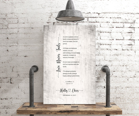 Wood Anniversary Gift for Wife, 5th Anniversary Gift for her