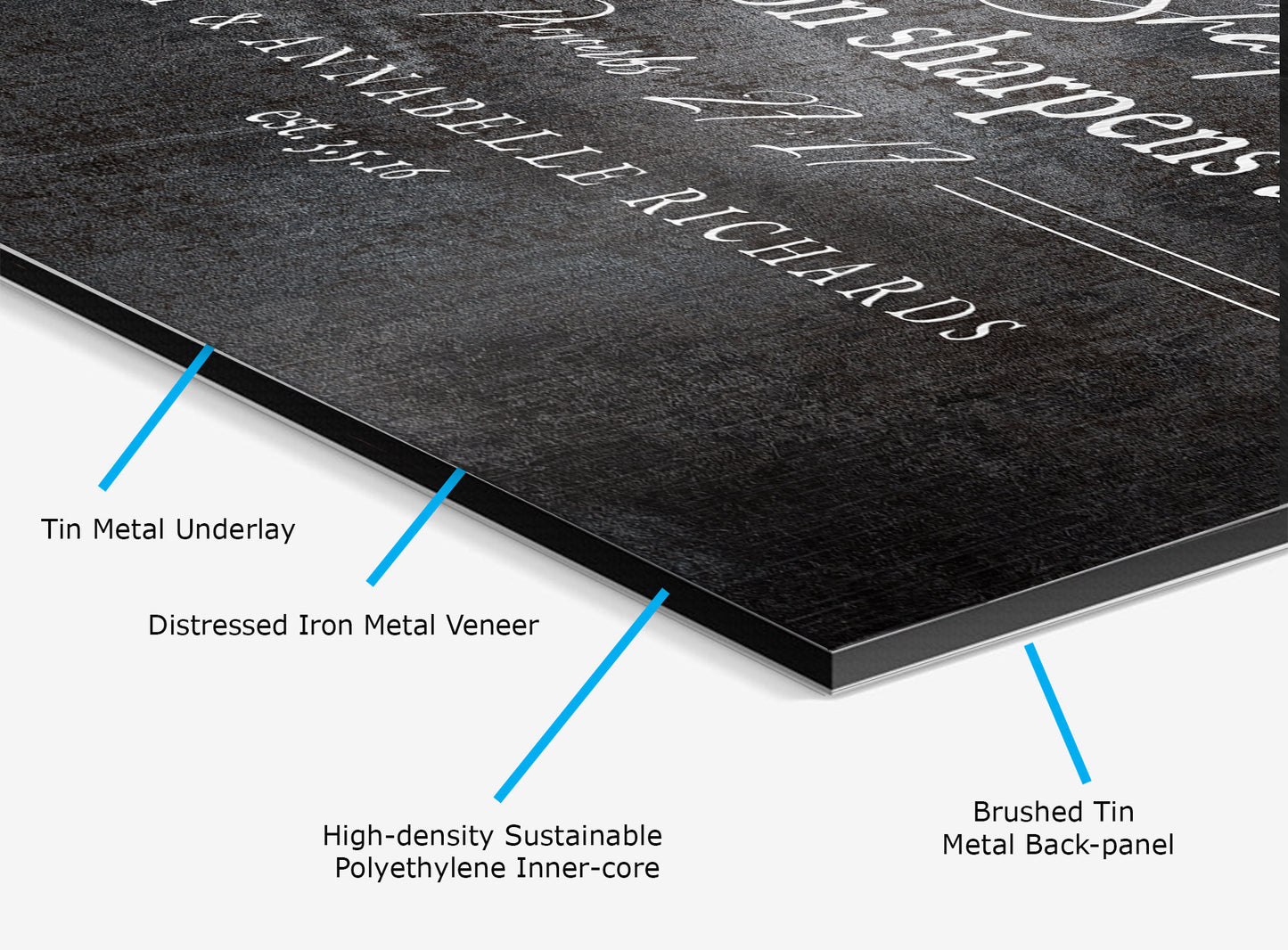 Heart Wedding Vow Art, Inscribed Wedding vows on tin, Romantic gift, Tin Anniversary Gift, 10th anniversary gift for Wife, Wedding Vow print