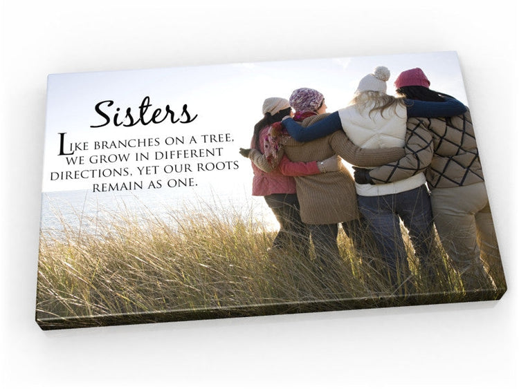 Canvas Photo Gifts from Honeycomb Proverbs, personalized and handcrafted in Texas
