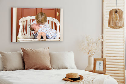 Custom photo canvas wall art, view 4