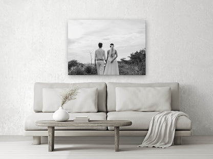 Black and white custom photo canvas, view 7