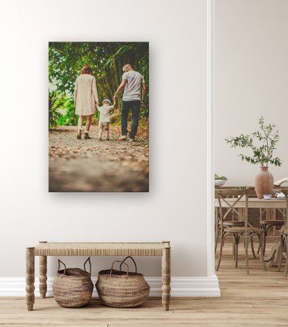 Custom photo canvas wall art