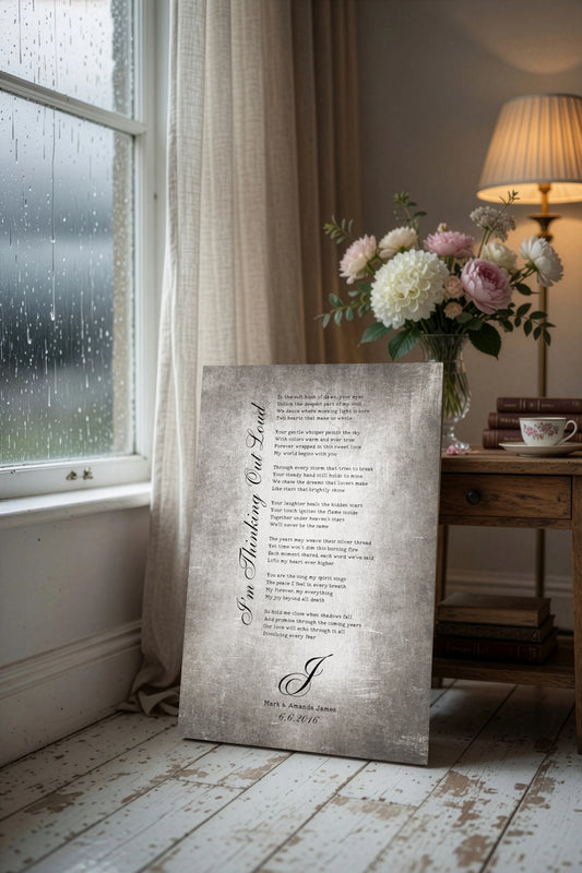 Wedding Song on Tin, Anniversary Tin Gift