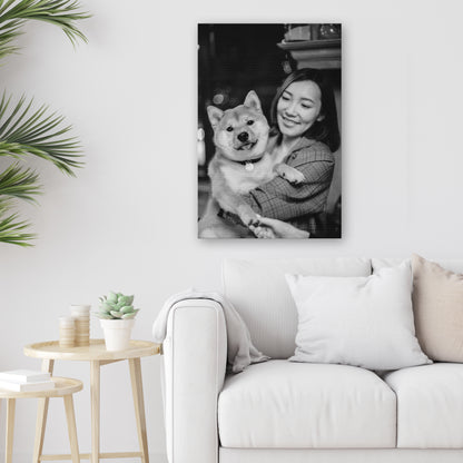 Custom pet photo canvas, view 8