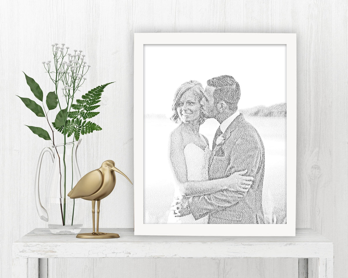 Calligram Photo Fine Art print - HoneycombProverbs - Giclée - 1st Year Paper Gifts