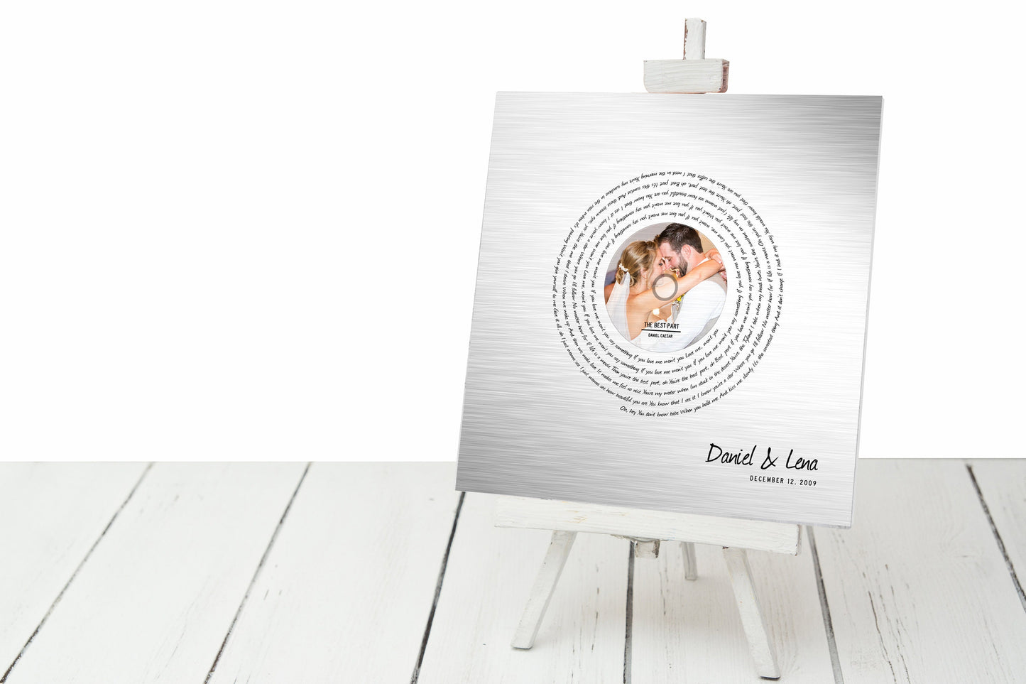 Song Lyric Record on Tin - HoneycombProverbs - Signs - Tin and Aluminum Gifts