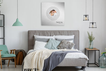 Song Lyric Record on Tin, alternate angle, 10th anniversary tin