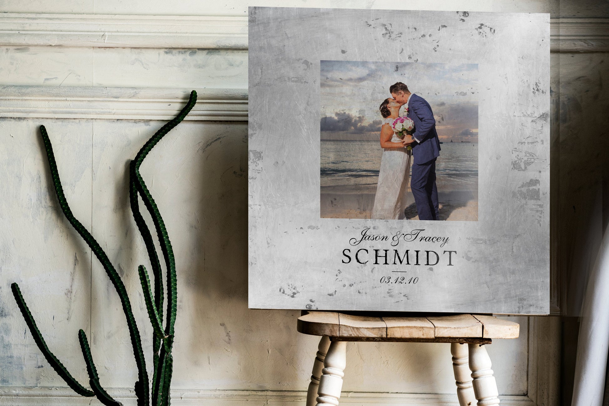 Farmhouse Wedding Photo Tin - HoneycombProverbs - Signs - Tin and Aluminum Gifts