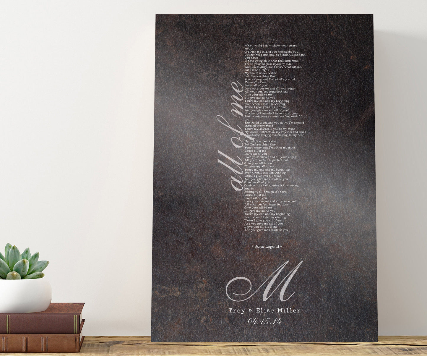 Iron Anniversary Gift, 6th Anniversary Gift, Monogram Anniversary Gift, Iron Gift, Anniversary Iron Gift, Our Song, 6 Year Anniversary Gift - HoneycombProverbs - Gifts For The Couple - Iron Anniversary Gifts