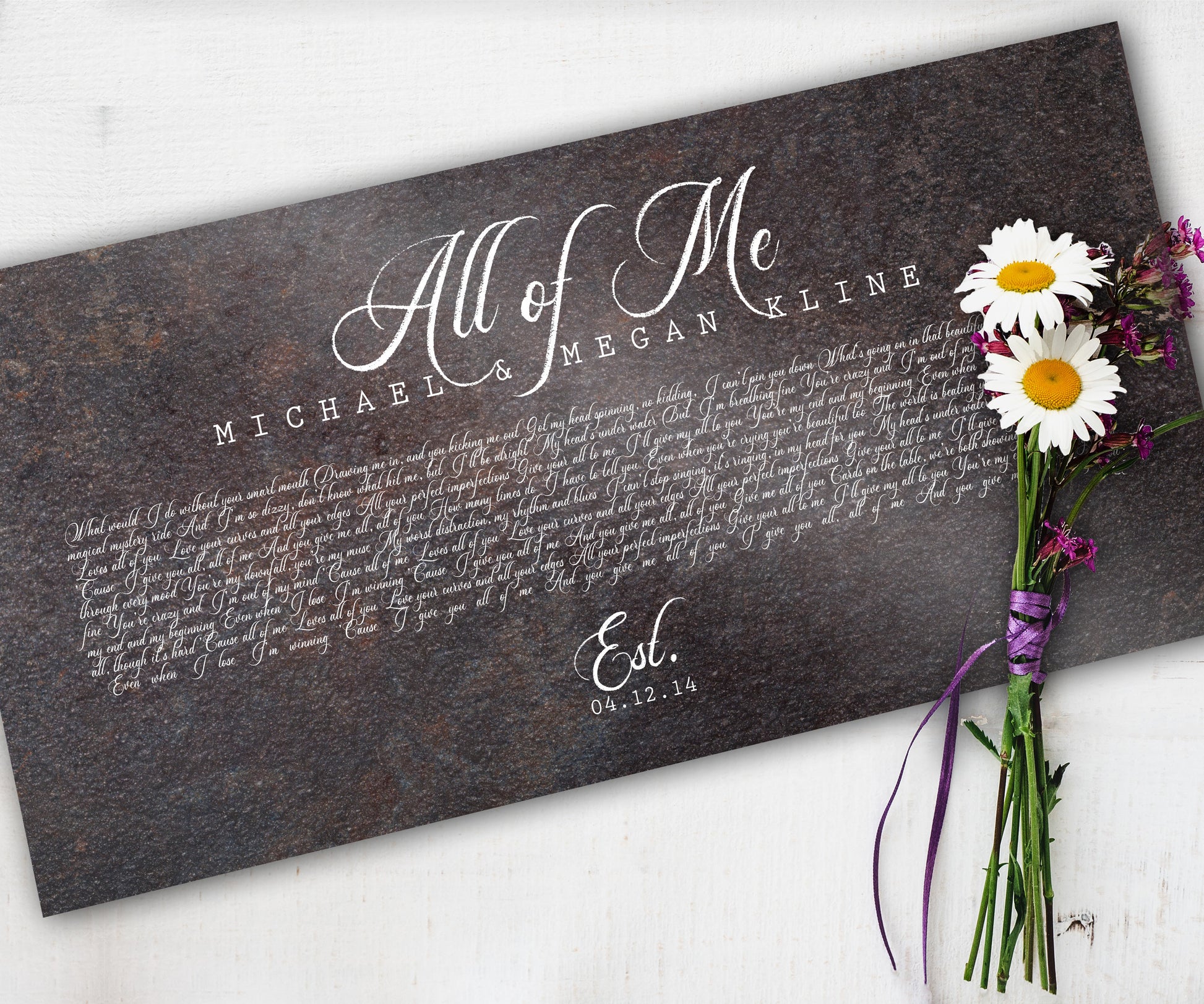 Established Sign, Iron Anniversary - HoneycombProverbs - Signs - Iron Anniversary Gifts