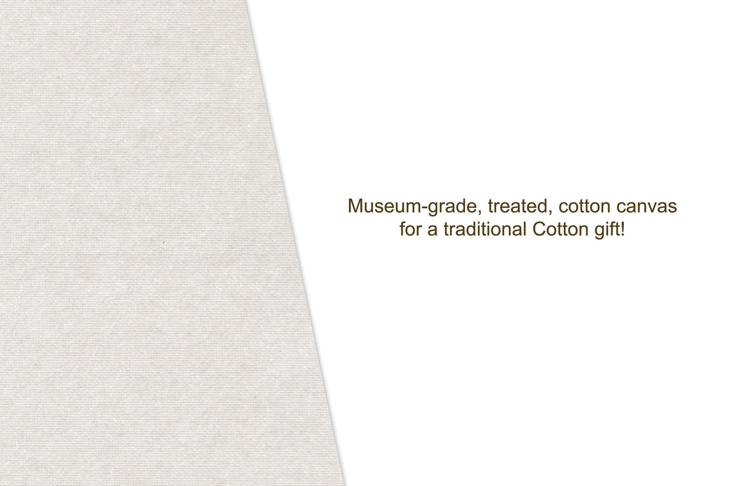 First Dance Song on Cotton - HoneycombProverbs - Gifts For The Couple - 2nd Year Cotton Art