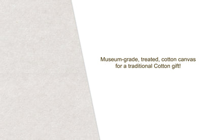 Cotton Name Sign for Family - HoneycombProverbs - Giclée - Name Signs Wall Art