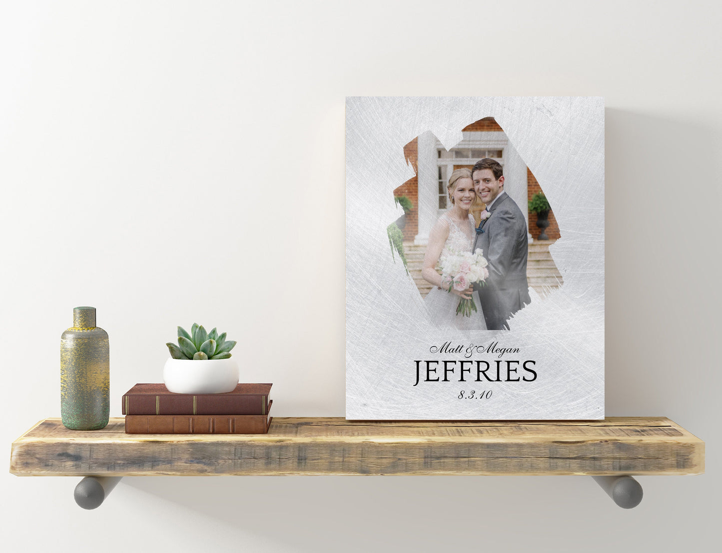 Photo Gift on Tin, 10th Anniversary Tin Gift - HoneycombProverbs - Gifts For The Couple - Tin and Aluminum Gifts