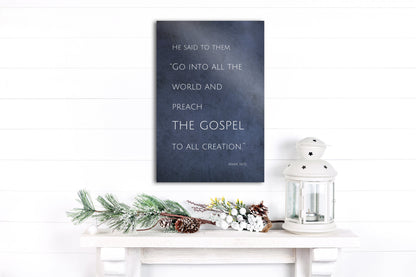 Mark 15:16, Gift for Christian - HoneycombProverbs - Religious Home & Decor - Christian Wall Art