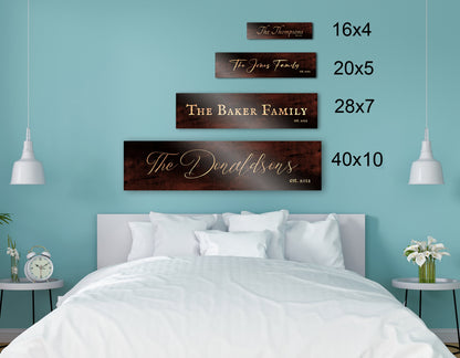 Family Name Sign, additional view 8, 8th anniversary bronze