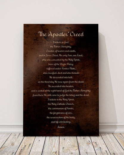 The Apostles' Creed, Apostolic Creed - HoneycombProverbs - Signs - Luxury Corporate Gifts