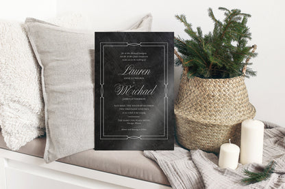 Tin Wedding Invitation Anniversary Keepsake - HoneycombProverbs - Gifts For The Couple - Tin and Aluminum Gifts