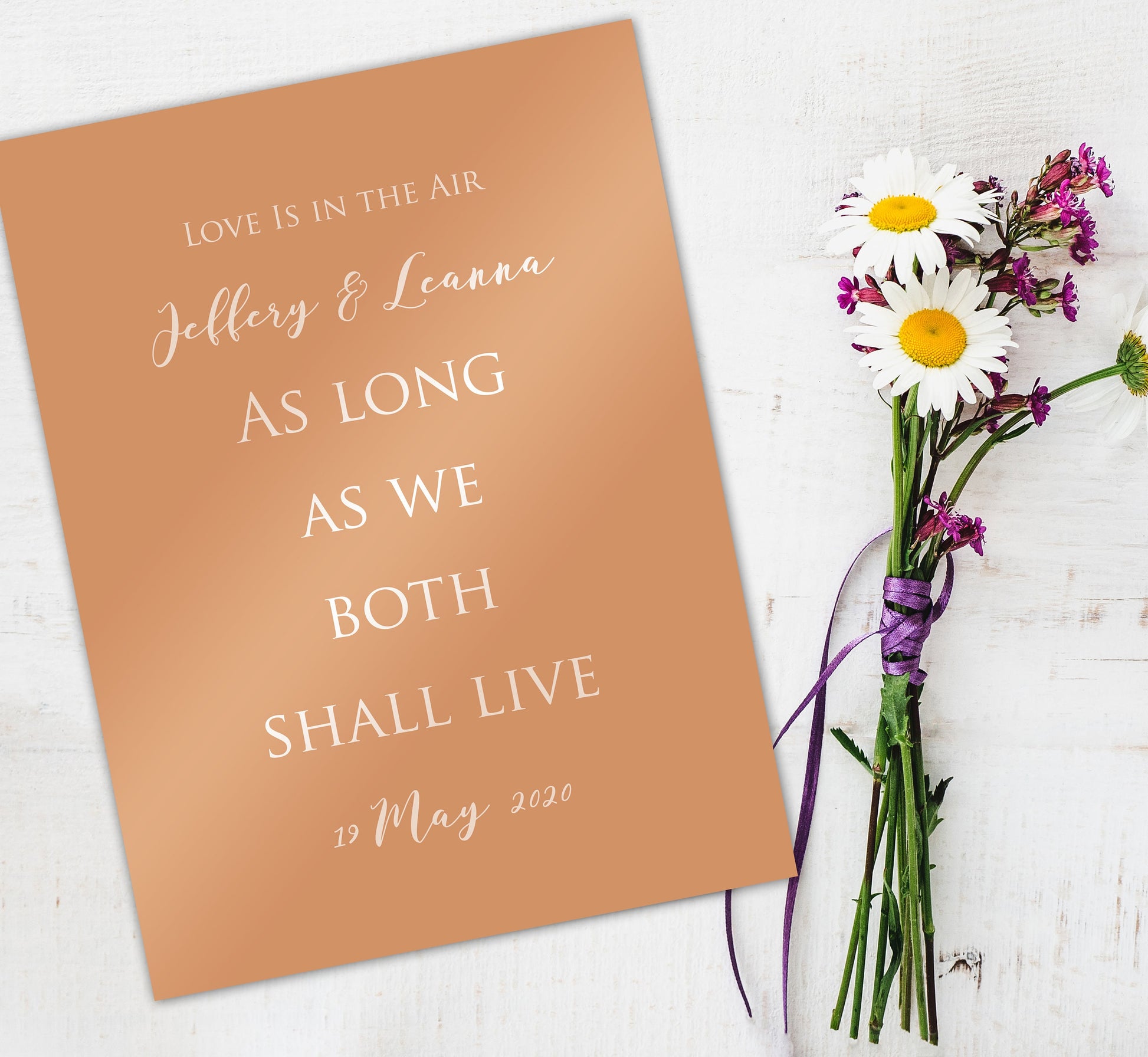 Metal Sign with Custom Wording - HoneycombProverbs - Wall Hangings - Tin and Aluminum Gifts