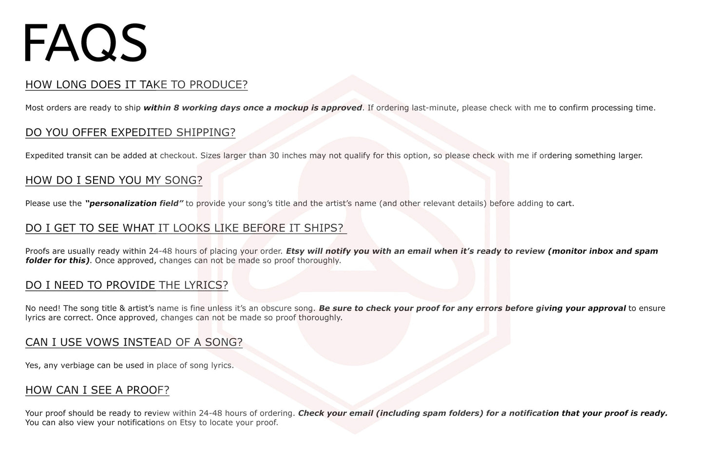 Monogrammed Wood Sign with Song - HoneycombProverbs - Signs - 5 year anniversary gifts