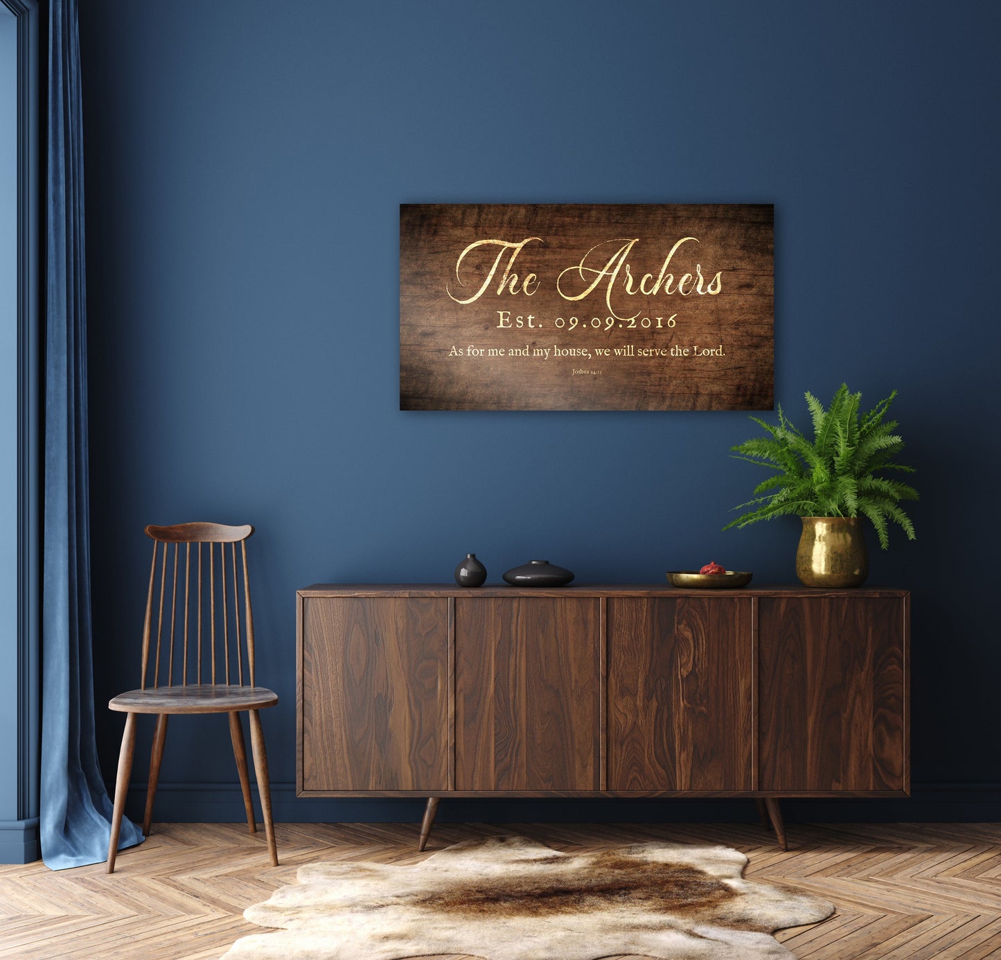 Cottage Country Family Name Sign - HoneycombProverbs - Signs - Christian Wall Art