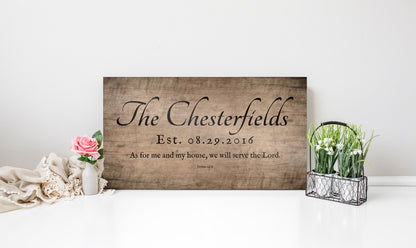 Cottage Country Family Name Sign - HoneycombProverbs - Signs - Christian Wall Art