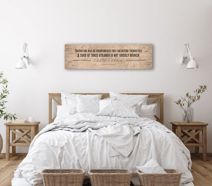 Rustic Christian Personalized Sign on Wood - HoneycombProverbs - Signs - Christian Wall Art