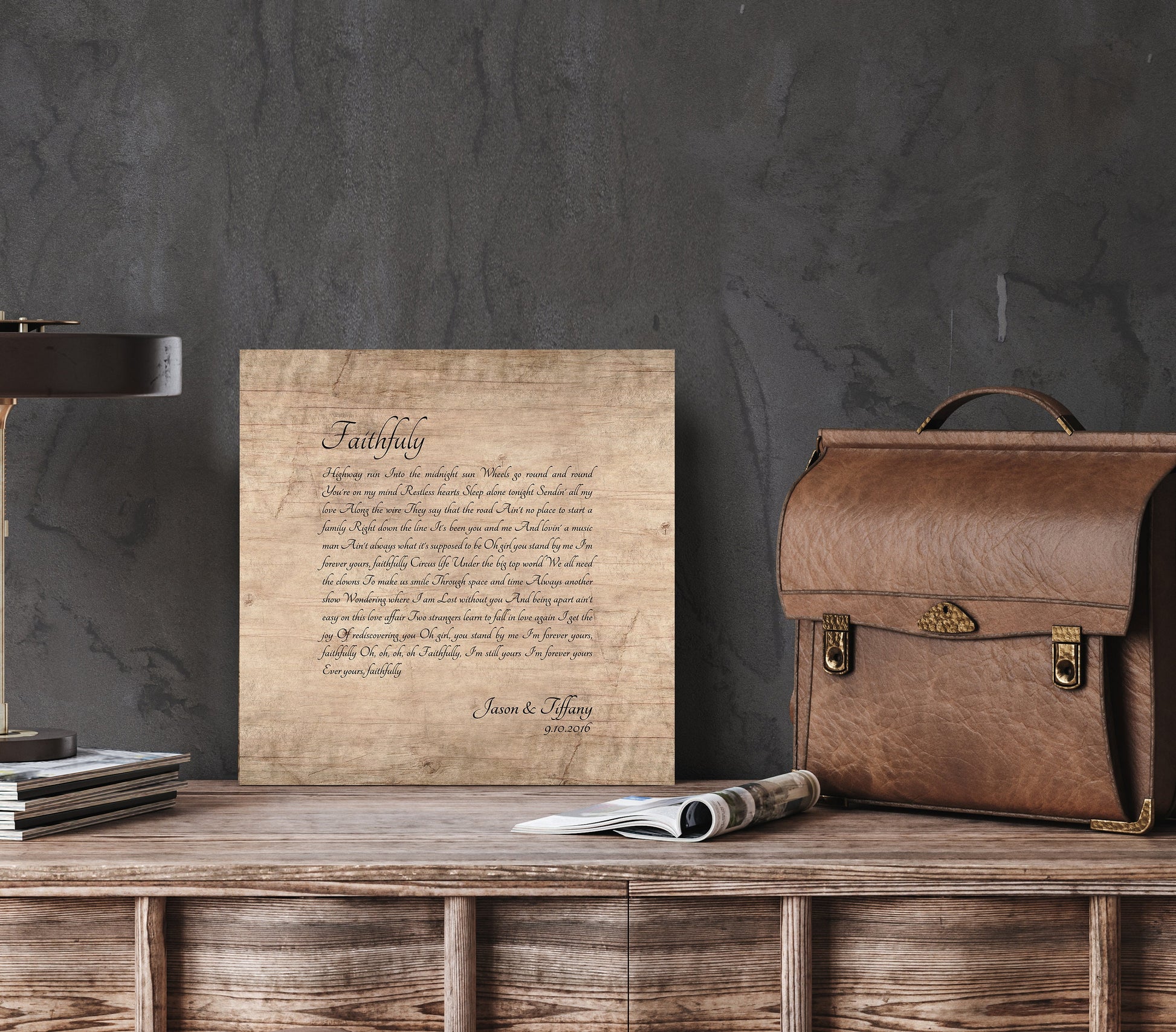 Country Song Lyric Sign Decor - HoneycombProverbs - Signs - Rustic Lyrics Wall Decor