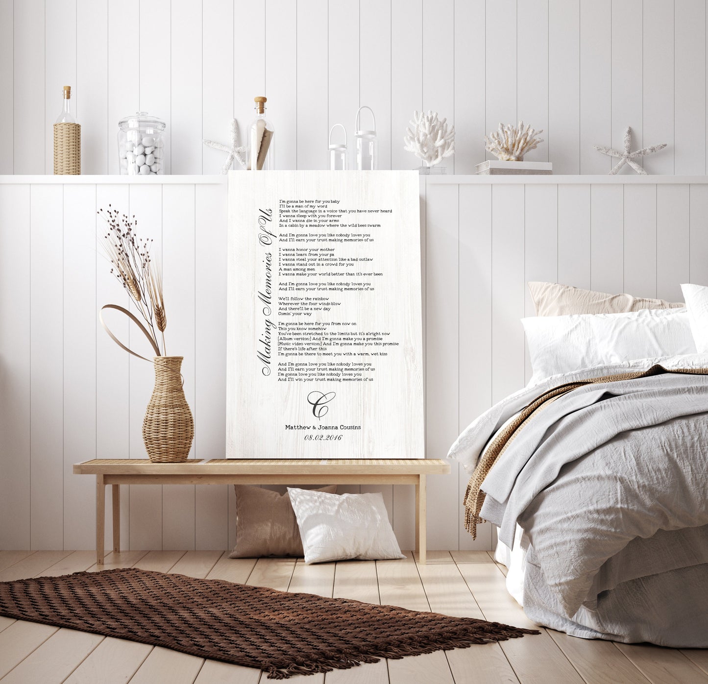 Our Song Lyrics on Wood - HoneycombProverbs - Signs - 5 year anniversary gifts