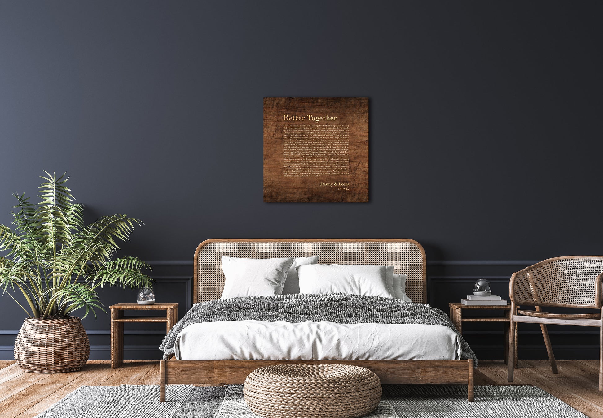 Country Song Lyric Sign Decor - HoneycombProverbs - Signs - Rustic Lyrics Wall Decor