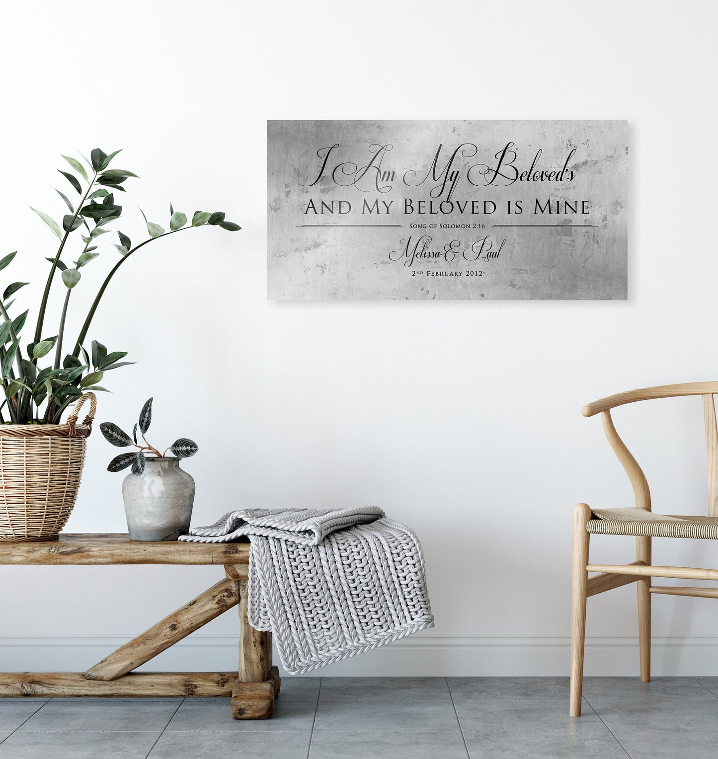Song of Solomon 6:3 Personalized Sign - HoneycombProverbs - Signs - Tin and Aluminum Gifts