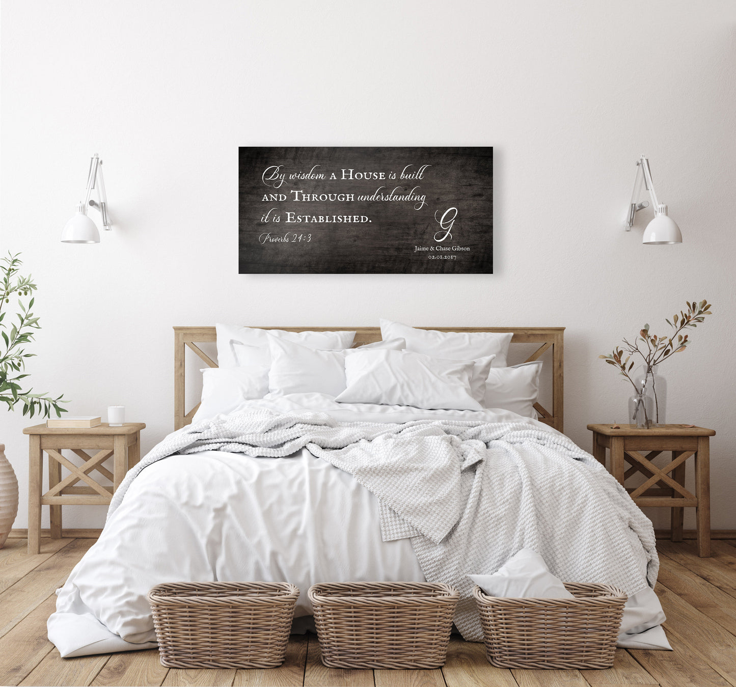 Proverbs 24:3 Christian Family Sign - HoneycombProverbs - Signs - Christian Wall Art