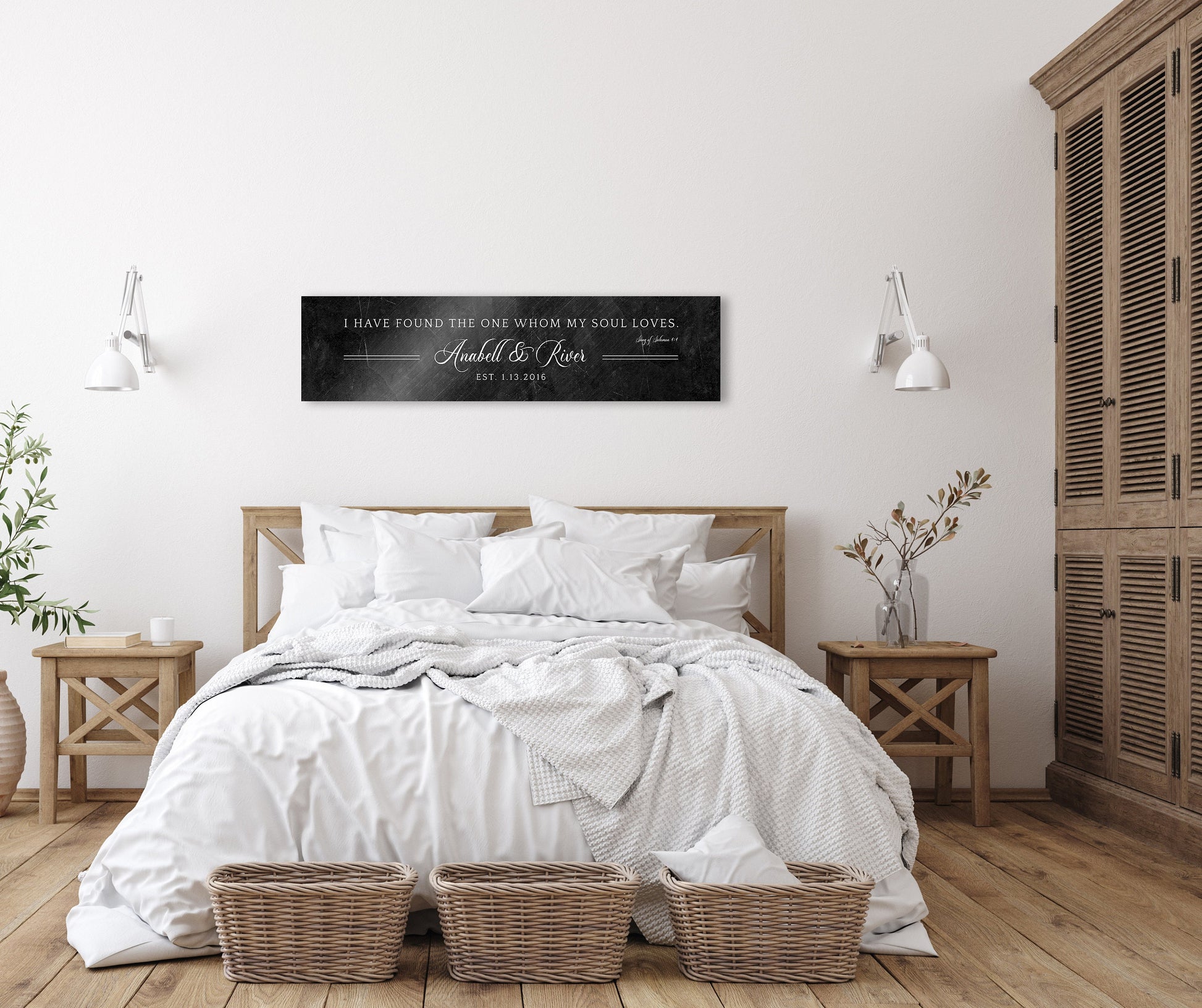 Solomon 3:4 Personalized 6th Anniversary Keepsake - HoneycombProverbs - Signs - Iron Anniversary Gifts