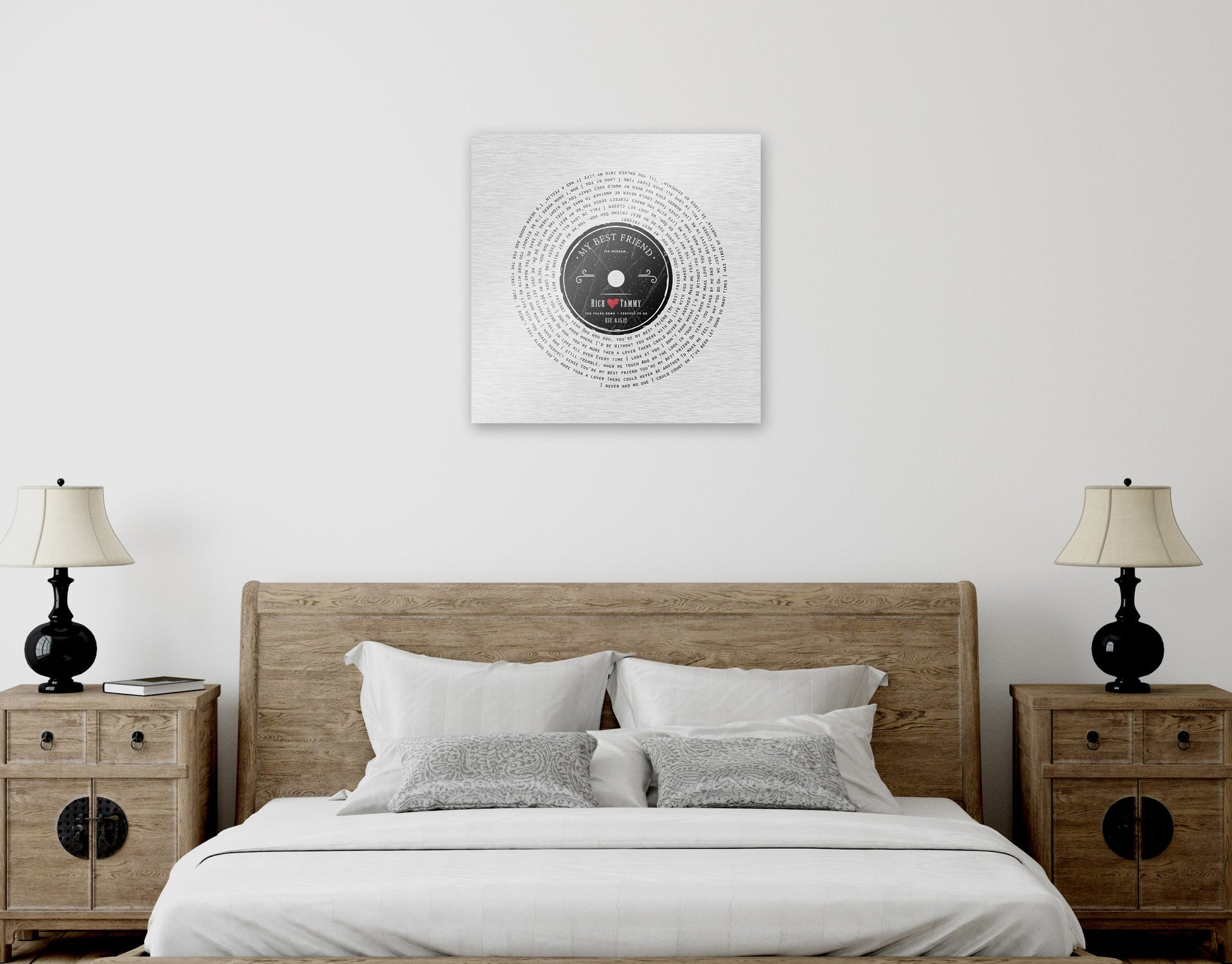 Ten Years Down LP Record Art - HoneycombProverbs - Wall Decor - Tin and Aluminum Gifts