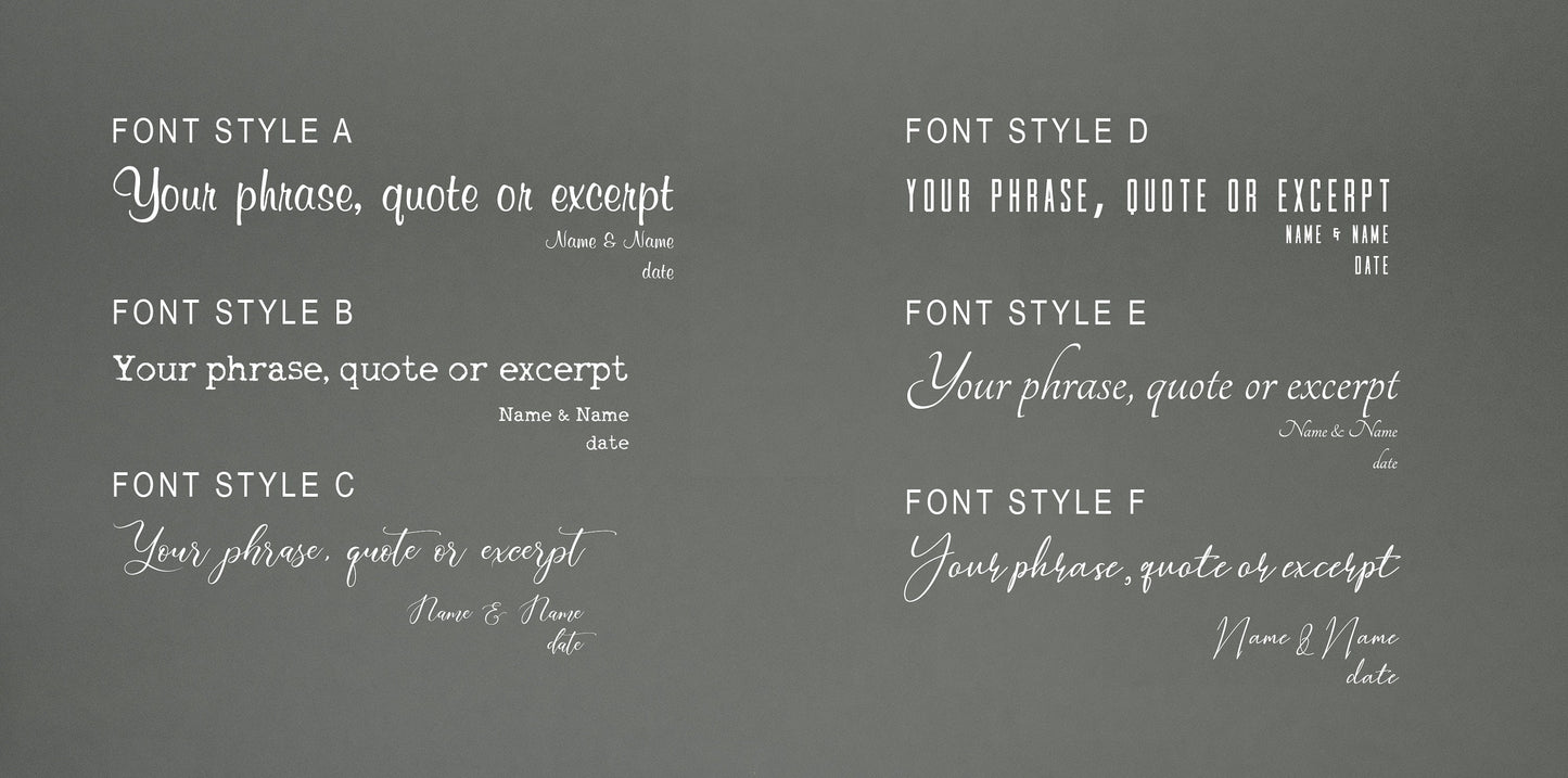 Custom Love Quote Sign for Couples - 10 Year Anniversary Gift - HoneycombProverbs - Signs - Rustic Lyrics Wall Decor