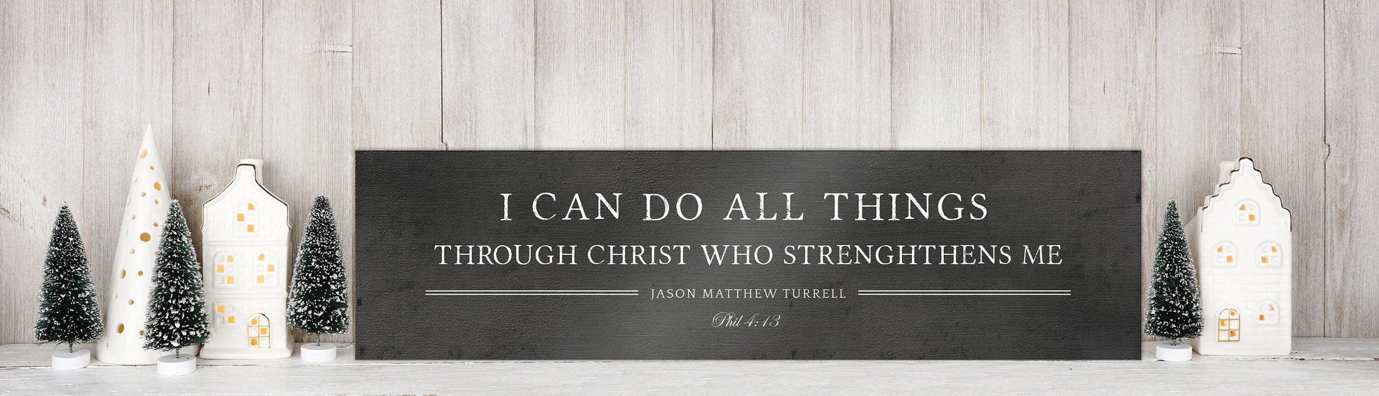 I Can Do All Things, Philippians 4:13 Iron Gift - HoneycombProverbs - Wall Decor - Luxury Corporate Gifts