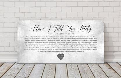 Custom Country Tin Wedding Song Lyric Sign - HoneycombProverbs - Signs - Tin and Aluminum Gifts