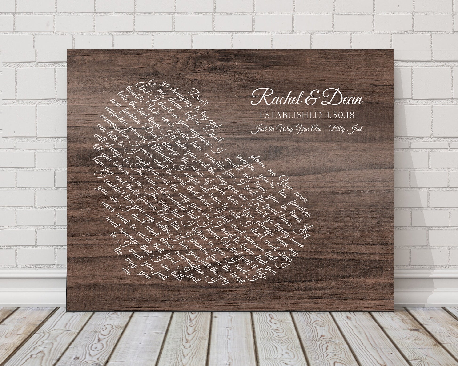 Love Song Country Lyric Sign on Wood - HoneycombProverbs - Signs - Rustic Lyrics Wall Decor