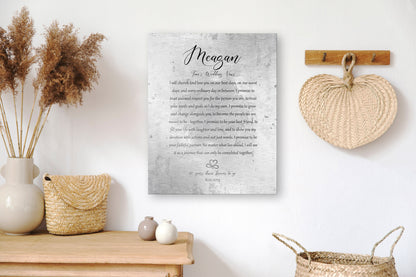 Forever Love: Rustic Wedding Vow Art on Tin, additional view 10, 10th anniversary tin