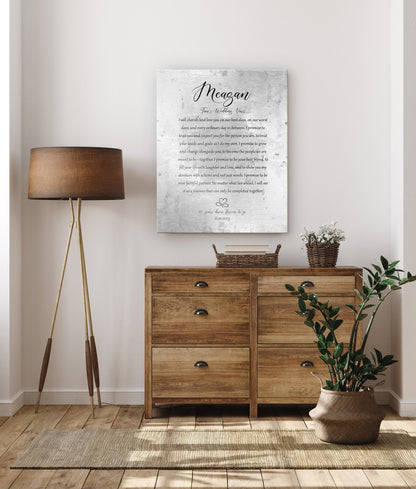 Forever Love: Rustic Wedding Vow Art on Tin, additional view 12, 10th anniversary tin