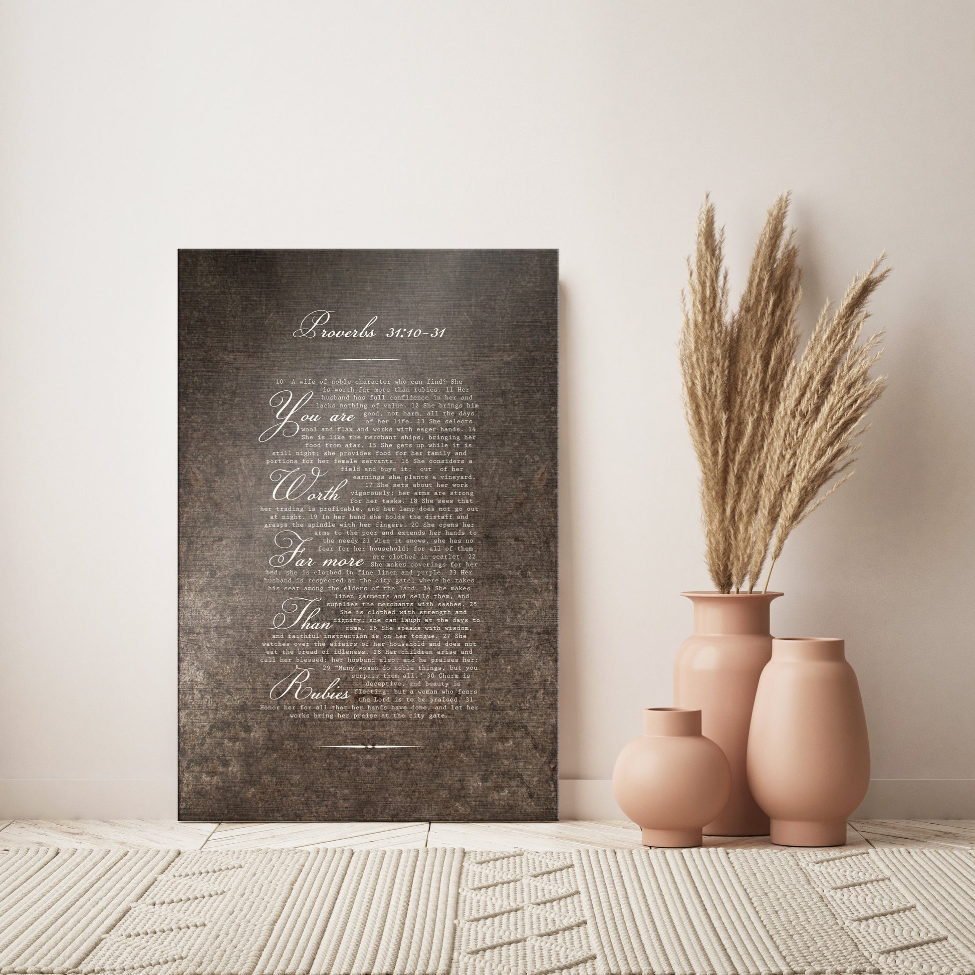 Proverbs 31 Woman, Wall Art - HoneycombProverbs - Signs - Christian Wall Art