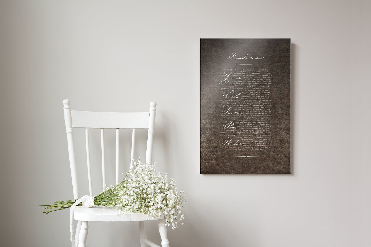 Proverbs 31 Woman, Wall Art - HoneycombProverbs - Signs - Christian Wall Art