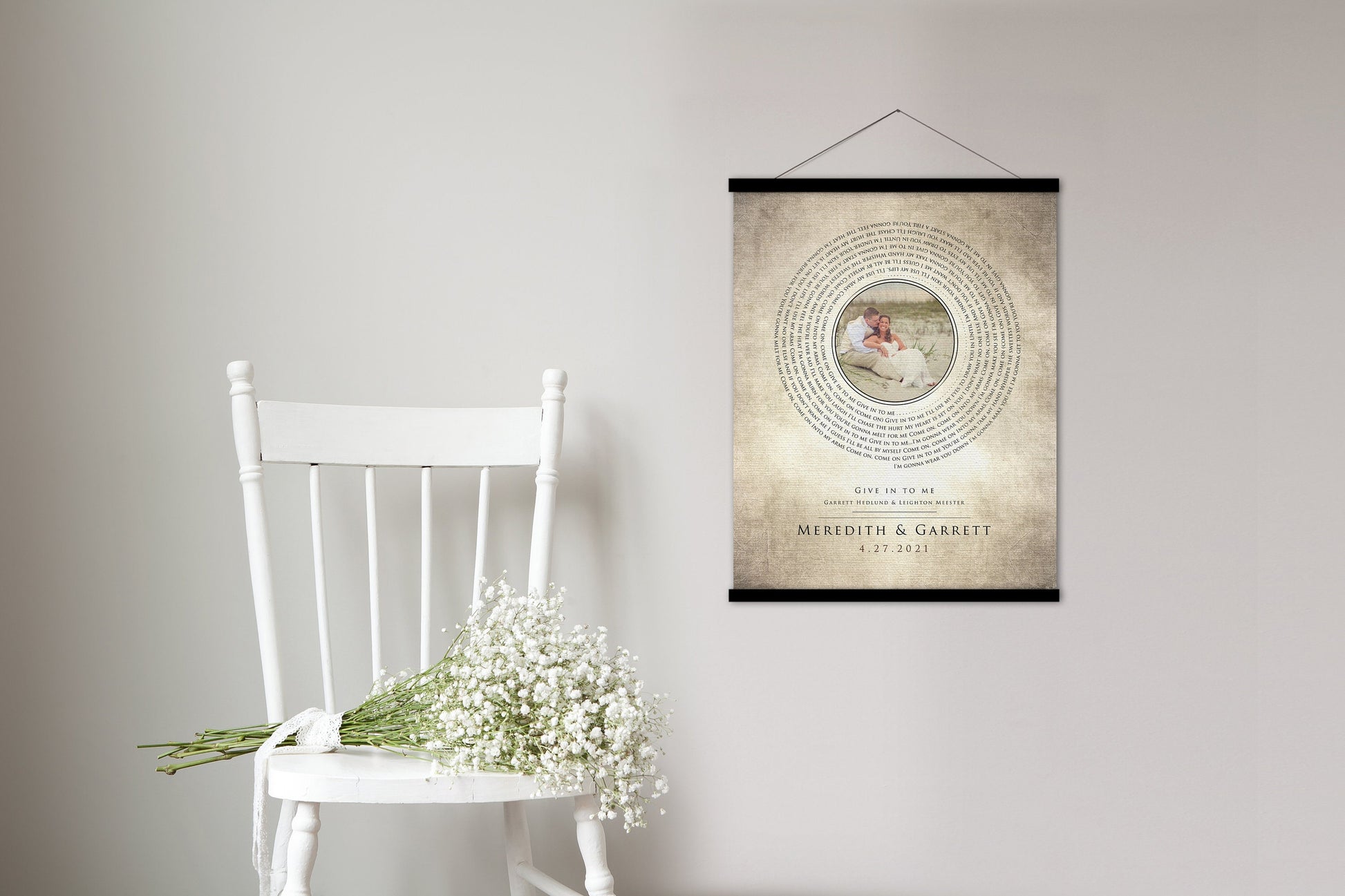 2 Year Cotton Anniversary, Photo Record Art - HoneycombProverbs - Tapestries - 2nd Anniversary Gifts