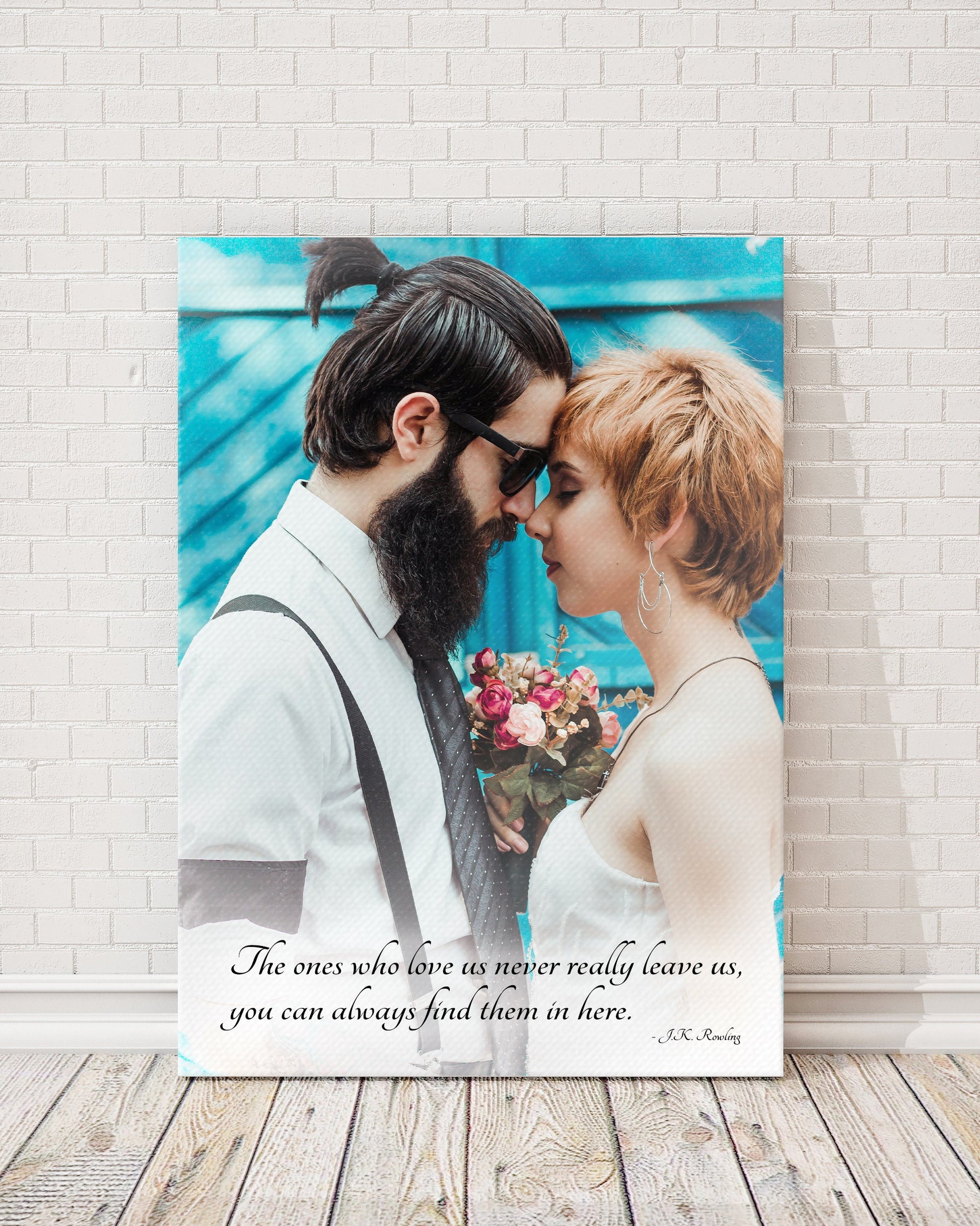 Personalized Photo Canvas, Refinded Cotton Song Canvas - HoneycombProverbs - Wall Decor - Photo Lyrics Wall Art