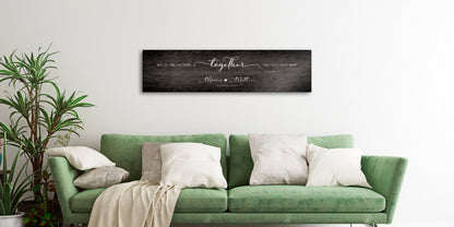 Ecc 4:11 Personalized Wall Decor, Whitewash Wood Sign - HoneycombProverbs - Signs - 5 year anniversary gifts